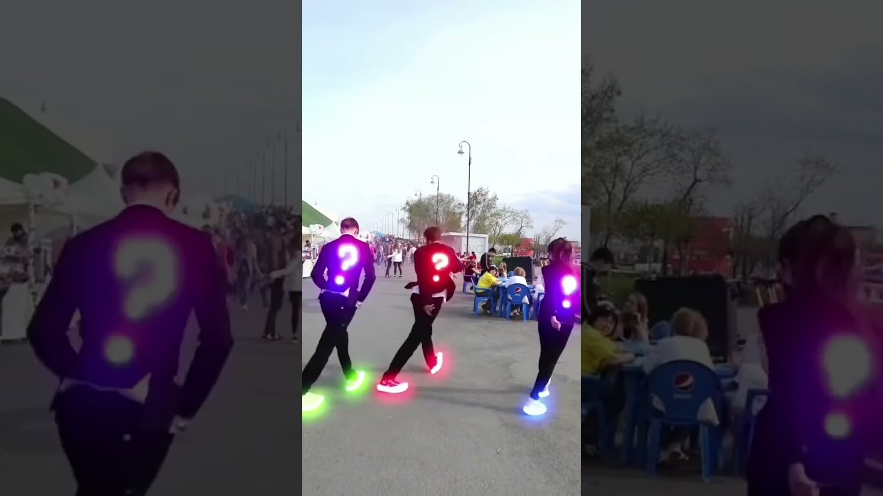 amazing lighting dance video 