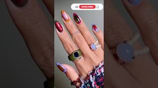 Cat Eye Window 🪟 Nail Art Tutorial 🤯😲😰 #cateyenail #cateyenails #nailartideas #nailtutorial #nailart