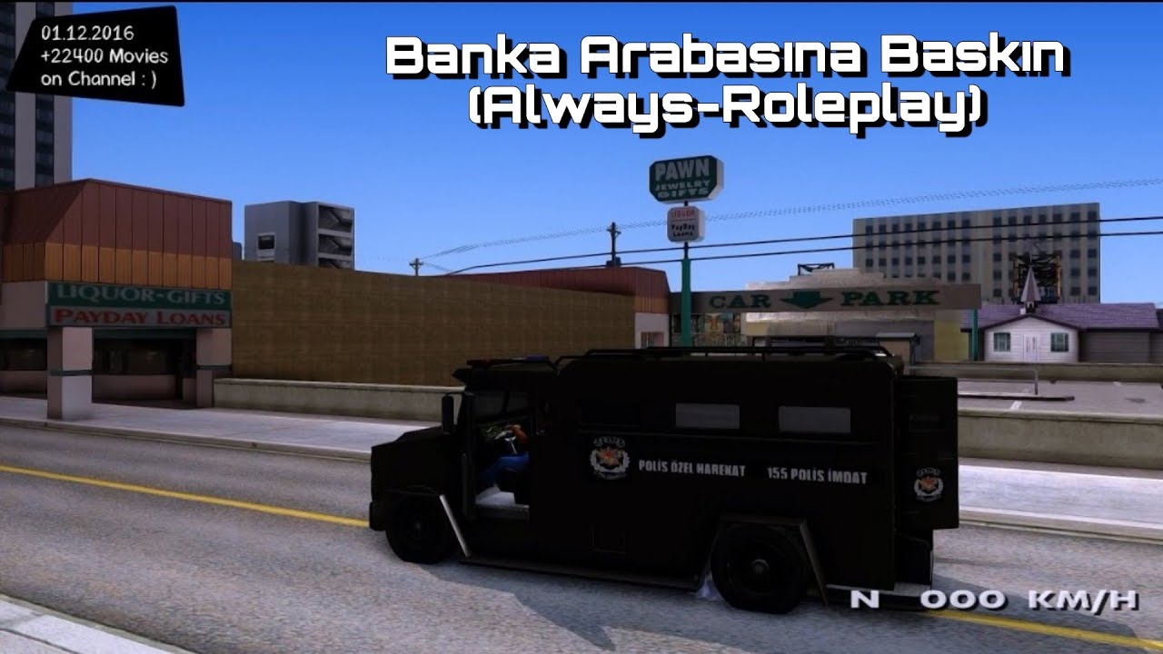 J2W ve 0606 Banka Arabasına Baskın (Always-Roleplay) #alwaysroleplay #gtasanandreas #mta #roleplay