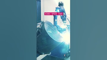 Excavator Bucket. Watch Mig /Mag Robotic Welding in Action! 150x Video Speed | ABAGY #Shorts