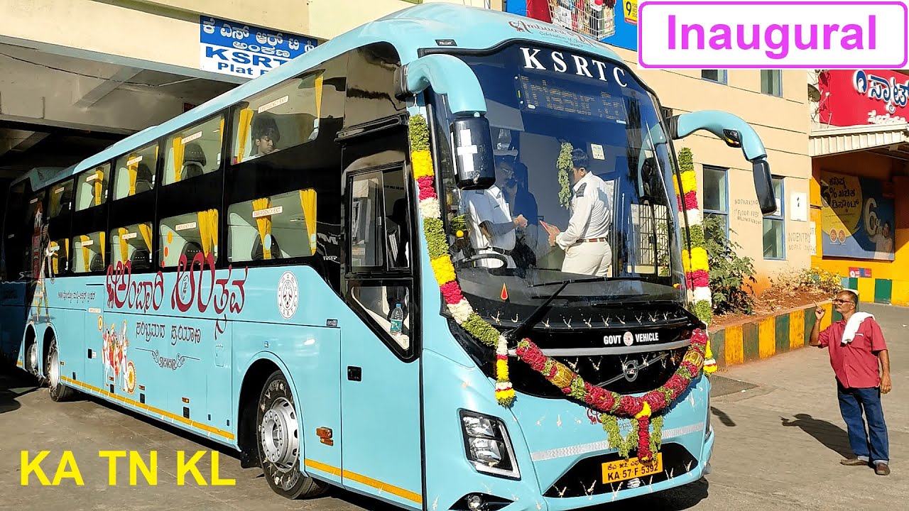 inaugural-of-bengaluru-trivandrum-ambaari-utsav-ksrtc-volvo-sleeper