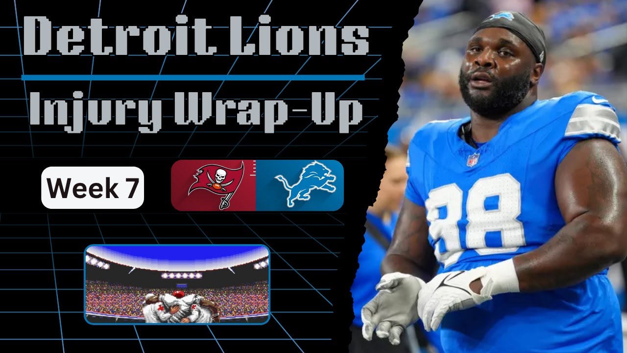 KEY Players Missing in Lions-Bucs Showdown; Brian Branch suspended