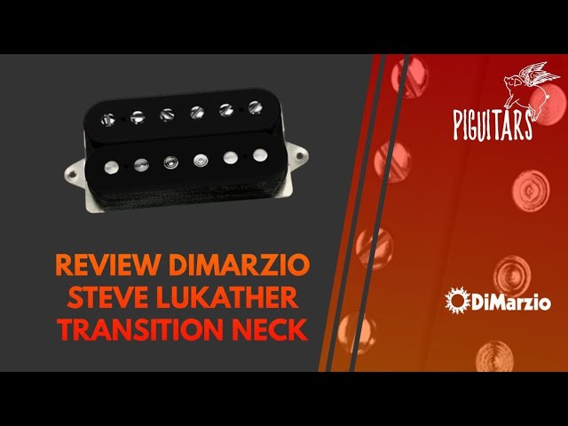 DiMarzio DP254 Transition - Black Neck Humbucker w/Gold Magnets