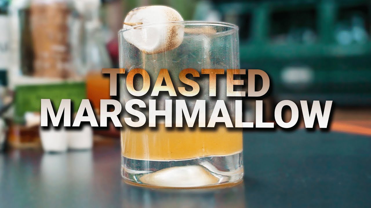 3 Ingredient Cocktails from the Campfire - Toasted Marshmallow