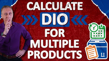 How to calculate Days Inventory Outstanding with multiple products