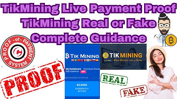 TikMining Payment Proof | Tik Mining Payment Proof Real Fake