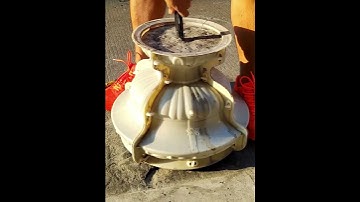Round cement pot mold- Good tools and machinery make work easy