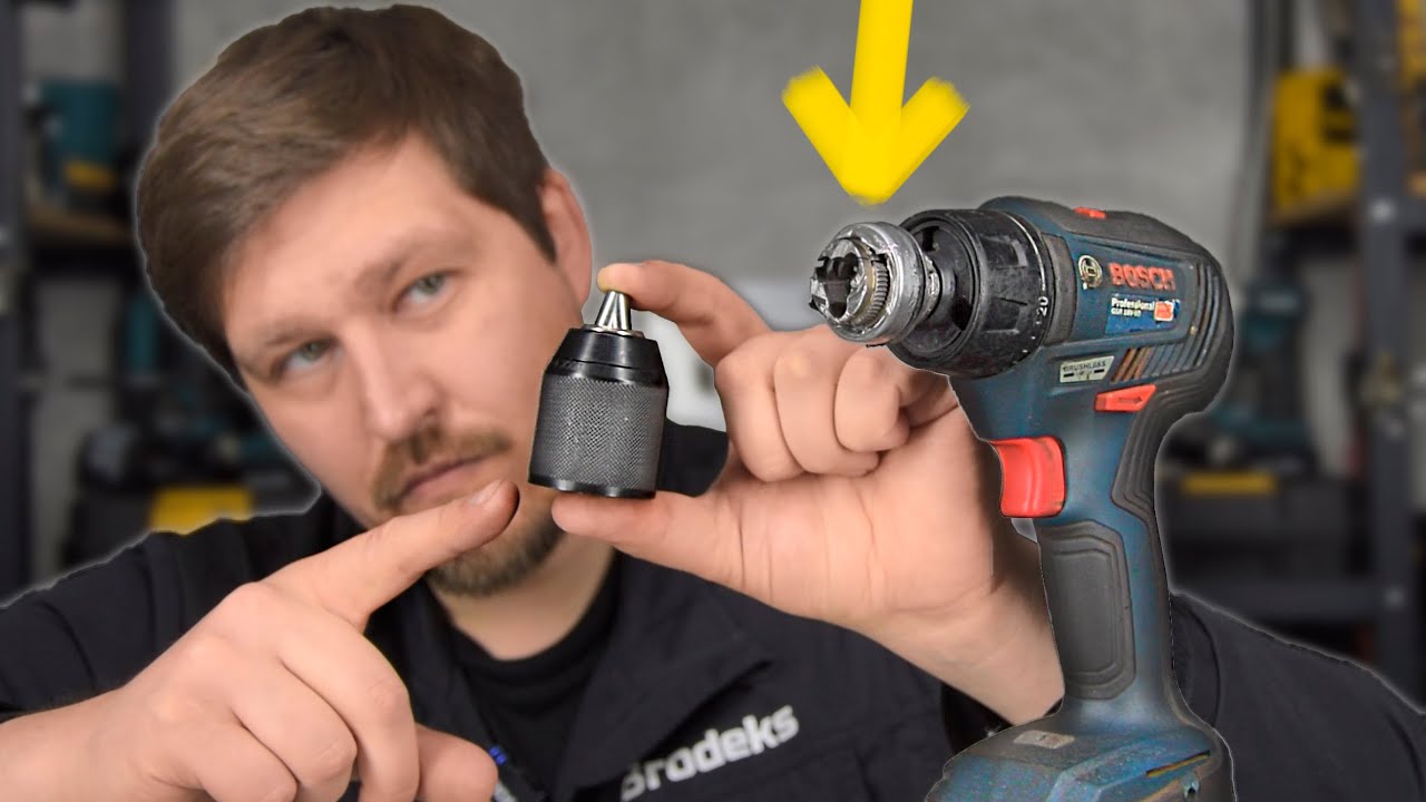Никто не смог снять! Смогу ли я??? Как поменять патрон на бесщёточном шуруповёрте БОШ
