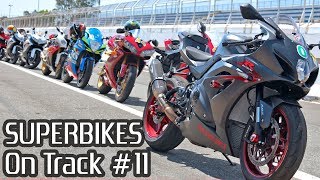 Superbikes on Track #11 - New GSXR, Panigale, S1000RR, R1 & More LOUD Bikes!