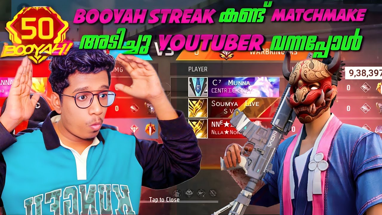 Region YouTuber 😱 100 Streak കണ്ട് Matchmaking അടിച്ചു വന്നു | Akshay Akz