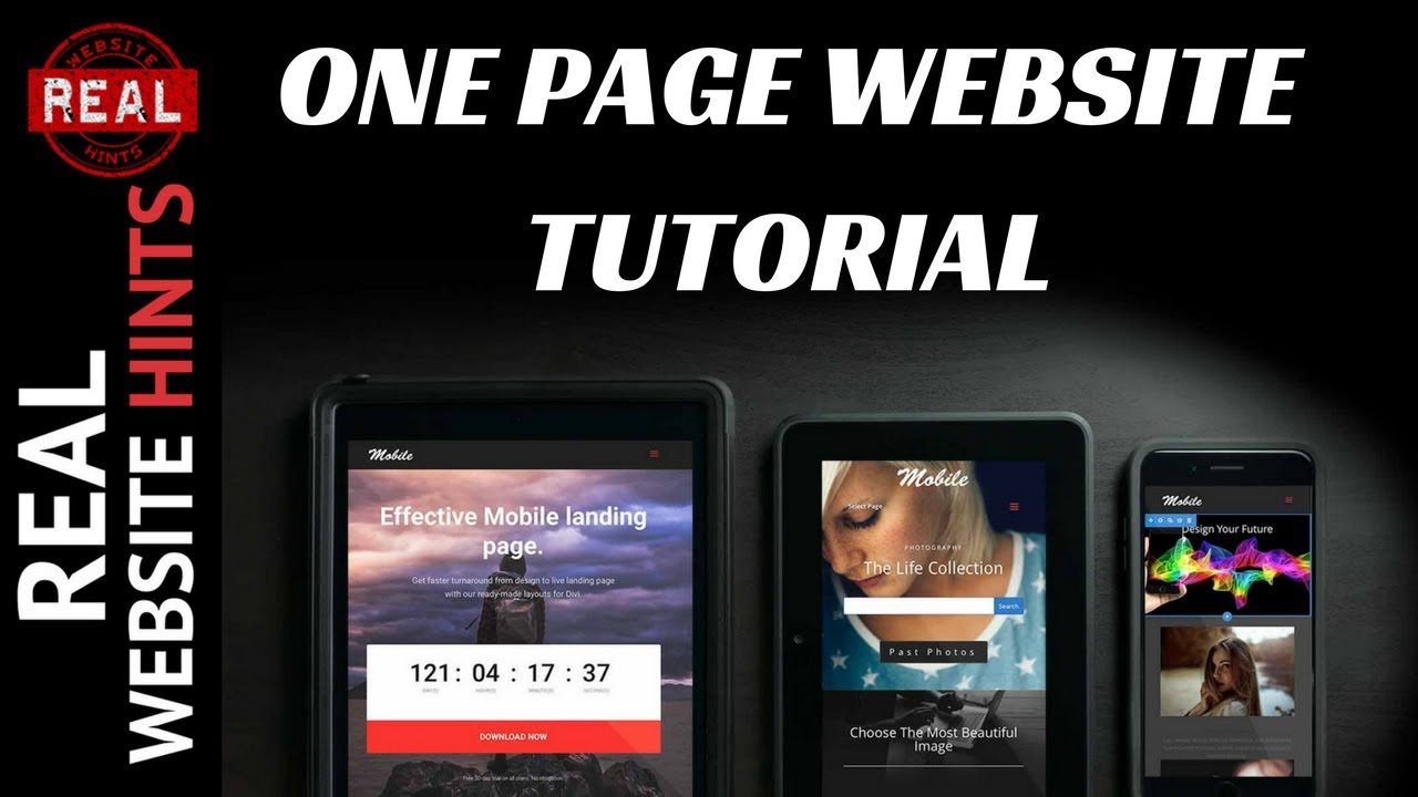 Single Page Website Tutorial Wordpress | one page wordpress website tutorial wordpress parallax Single Page Website Tutorial Wordpress | one page wordpress website tutorial wordpress parallax