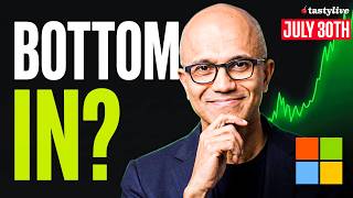 MSFT SURGES +14%, Semis +7% & Nasdaq +3% - Is the Bottom In? | Tastylive July 30 Live Trading