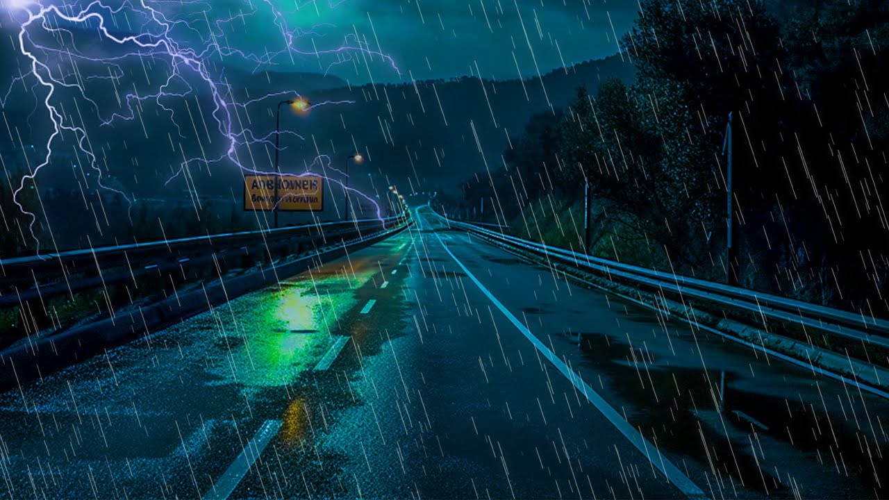 Vence el insomnio en 5 minutos con una fuerte lluvia, truenos y un ...