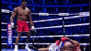 WOW... Anthony Joshua  The Real Hands of Steel  Best Performances