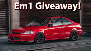 We are giving away our k24 EM1 Civic Si! Go get entered!