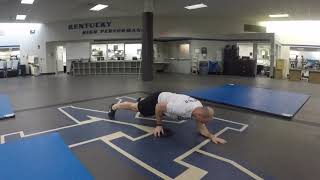 FRONT PLANK + SLIDE
