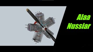 aircraft radial engine explode