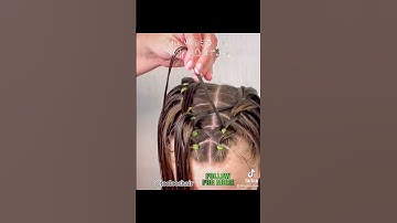 💕🐰Short Video Reel Cute Pull Through Braid Updo Hairstyle🐰💕#short #shorts #shortvideo #hair