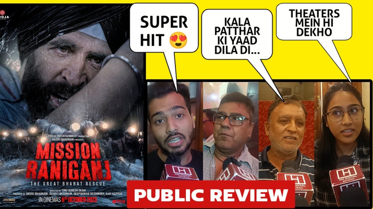 Mission Raniganj Public Review || Akshay Kumar || Parineeti Chopra || Ravi Kishan