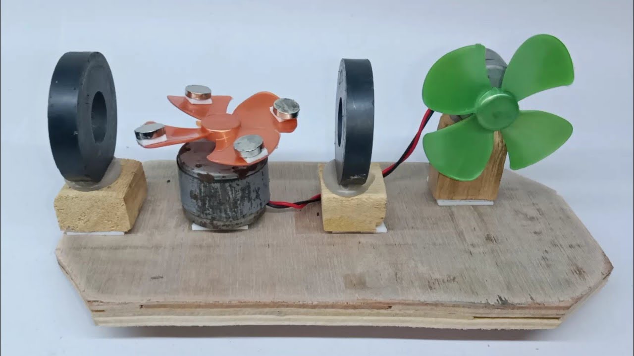How To Make Free Energy Generator With Two Magnet And Two Dc Motor ...