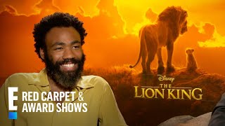 Donald Glover Is "Feeling Great" After "The Lion King" Premiere | E! Red Carpet & Award Shows screenshot 5