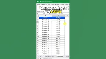 DESCUBRA AGORA: Como CRIAR 10 MIL CÓDIGOS ALEATÓRIOS no EXCEL com uma SIMPLES FÓRMULA! #excel #dicas