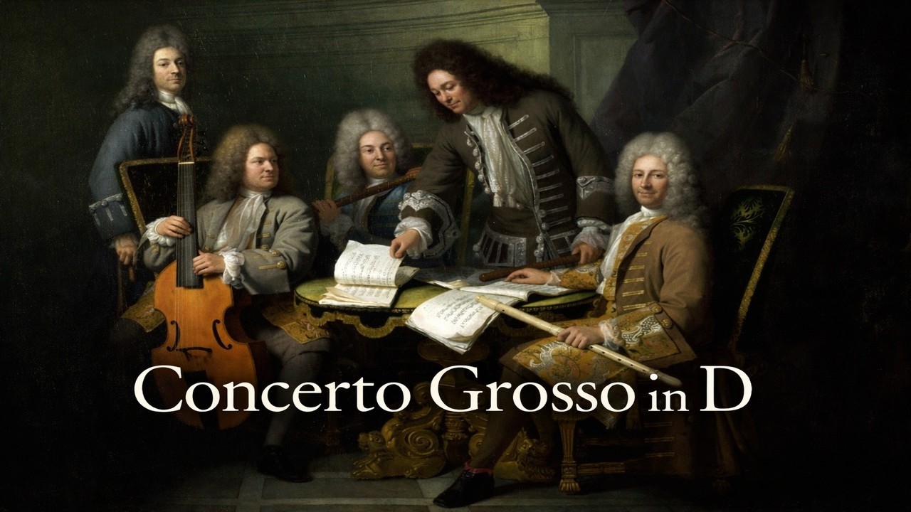 Concerto Grosso in D Major for Trumpet,Oboe and Bassoon