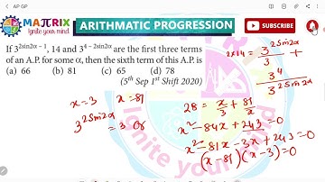 if (3^ 2 Sin 2alpha - 1) ,14 and( 3^4 - 2 Sin 2 alpha) are the first three terms of an ap for some