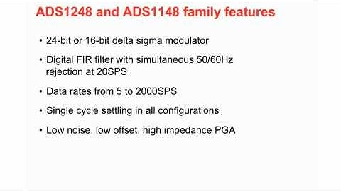 Temperature Sensor Measurement Using the ADS1248 Family