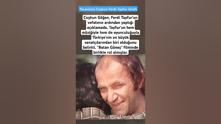 Coşkun Göğen, Ferdi Tayfur'un vefatının ardından yaptığı açıklamada,Tayfur’un