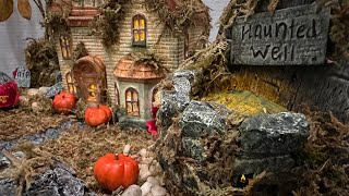 Create a Halloween Village Display for less than $30 (including the building!)