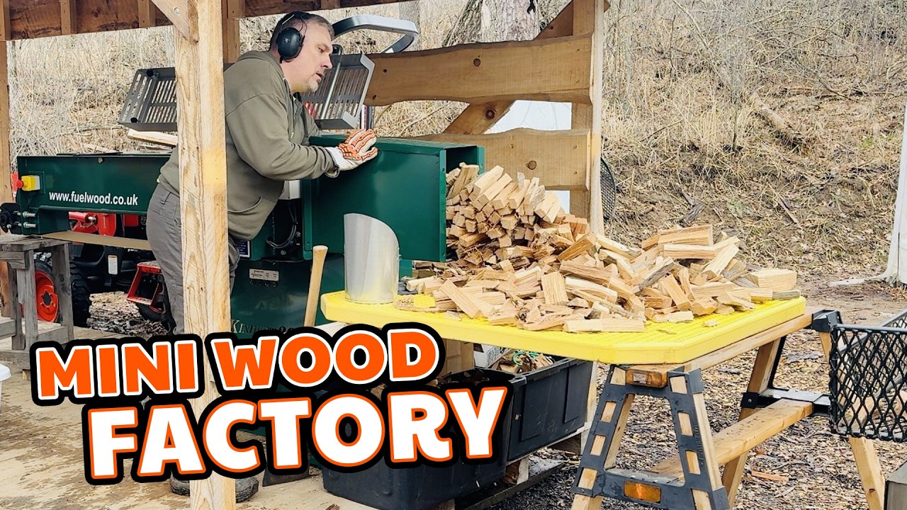Я не справляюсь с этой машиной — мини-станком для производства дров Kindlet 200