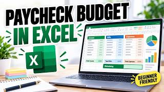 Paycheck Budget in Excel for Beginners (Step-by-Step in 10 Minutes)