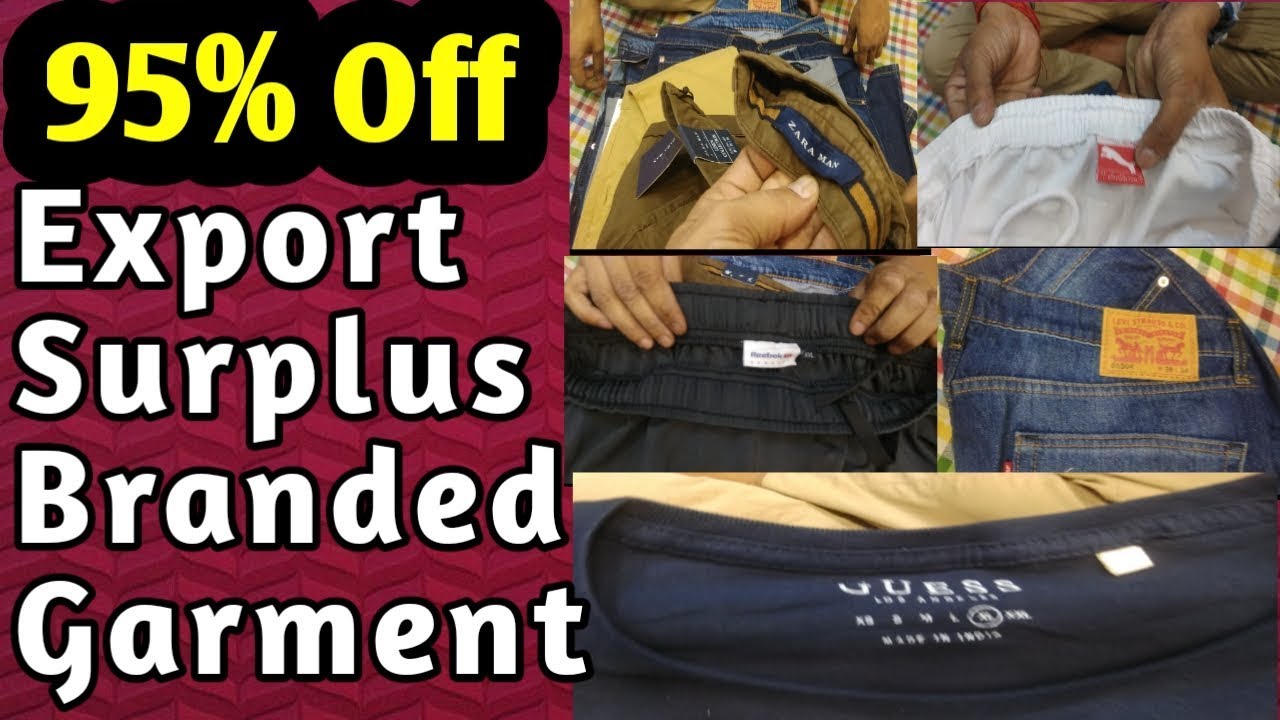 export surplus garments