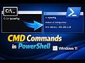 How to Run Command Prompt Commands in PowerShell on Windows 11 | GearUpWindows Tutorial