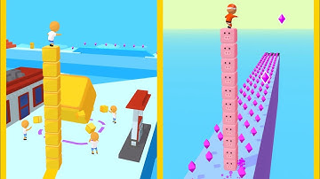 Cube Surfer : All Levels Gameplay - New Update Android, iOS