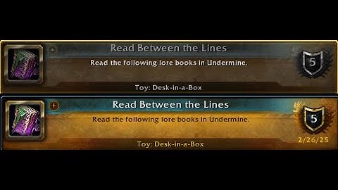 How To Get The Read Between The Lines Achievement and Get The Desk-in-a-Box Toy!