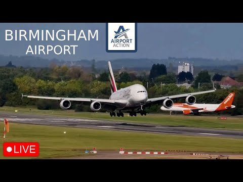 Birmingham Airport Action Live ✈️ Monday 28th July 2025
