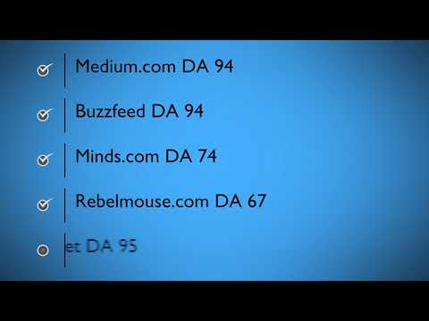 High Domain Authority(DA) link building for SEO Boost