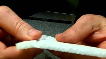 Making hinge channels on EPP foam