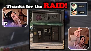 Fuslie introduces Pixel Perfect's Polaroid Camera to the viewers from Sykkuno & Valkyrae Raid