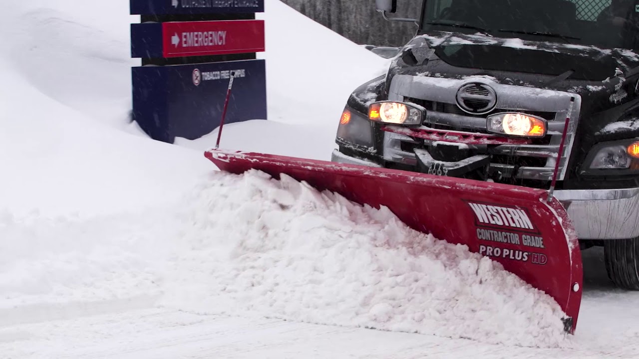 WESTERN® PRO PLUS® HD Snowplow YouTube