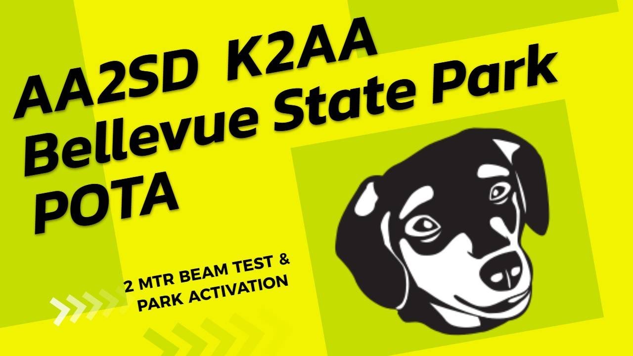 Bellevue State Park POTA AA2SD K2AA FT991 Cushcraft Yagi Beam Antenna Parks on the Air