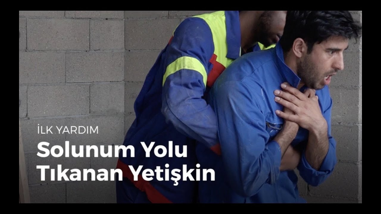 İlk yardım hareketlerini öğrenin: Solunum yolu tıkanan yetişkin