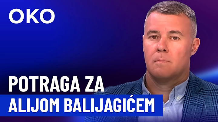 Oko: Potraga za Alijom Balijagićem