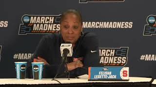 "Paige's One of The Top 3 Players to Ever Play For UConn" Syracuse Coach Legette-Jack On Paige