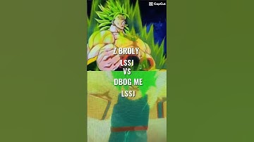 Z Broly VS DBOG me #edit #dbog #dragonball #roblox #dbz