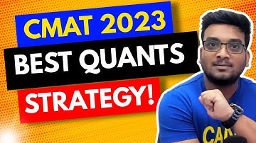 Best Quants Strategy For CMAT 2023 ! | Important Topics For Quants
