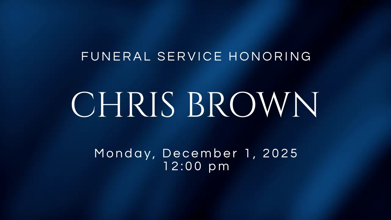 Funeral Service Honoring Chris Brown - YouTube