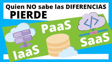 SaaS PaaS IaaS ☁️ Diferencias entre los Componentes Base de la Nube | ❰DEBES SABERLO❱